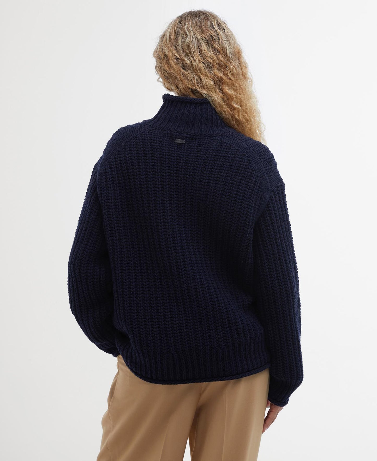 Barbour Rockcliffe Knitted Jumper - Navy