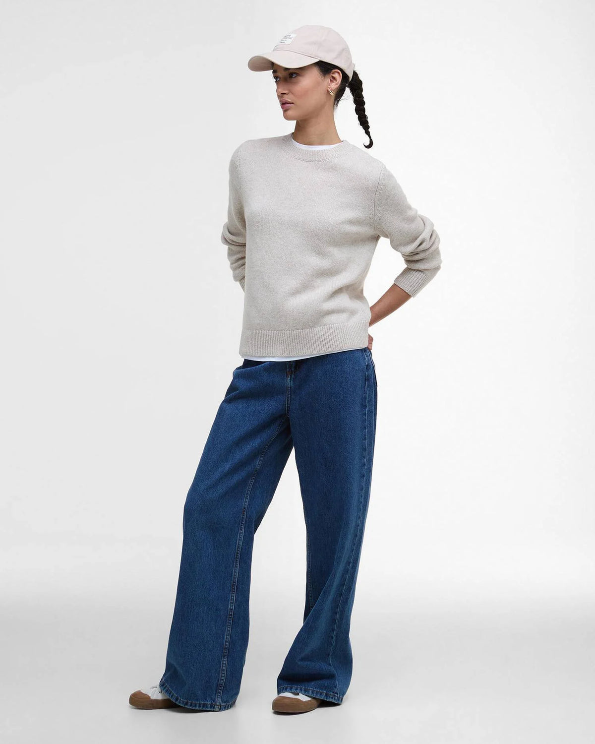 Barbour Woodhouse Knitted Jumper - Oatmeal