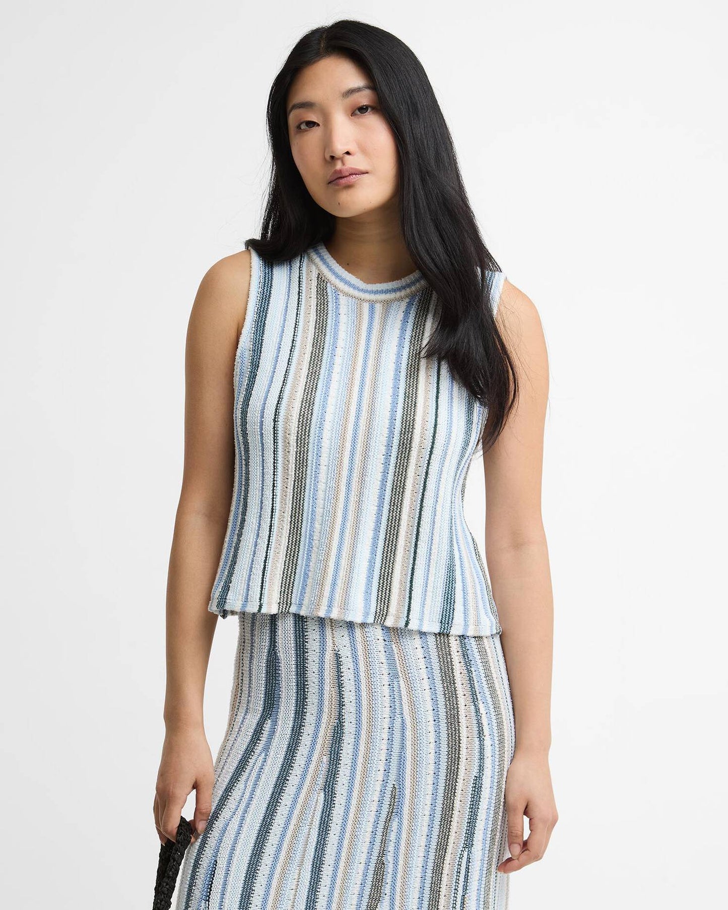 Barbour Josie Knitted Top - Multi Blue