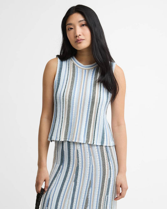 Barbour Josie Knitted Top - Multi Blue