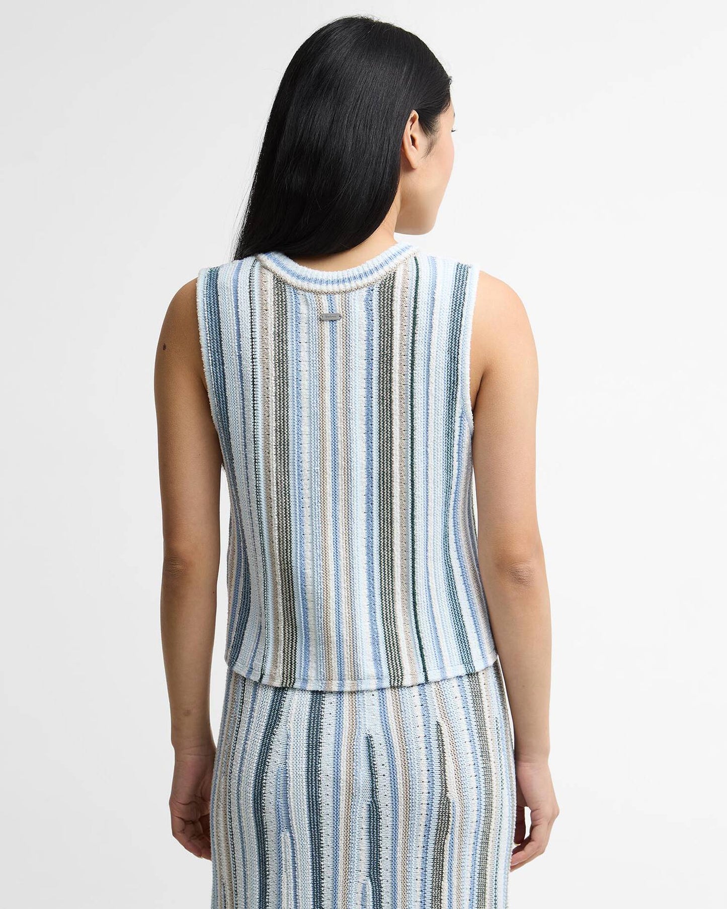 Barbour Josie Knitted Top - Multi Blue