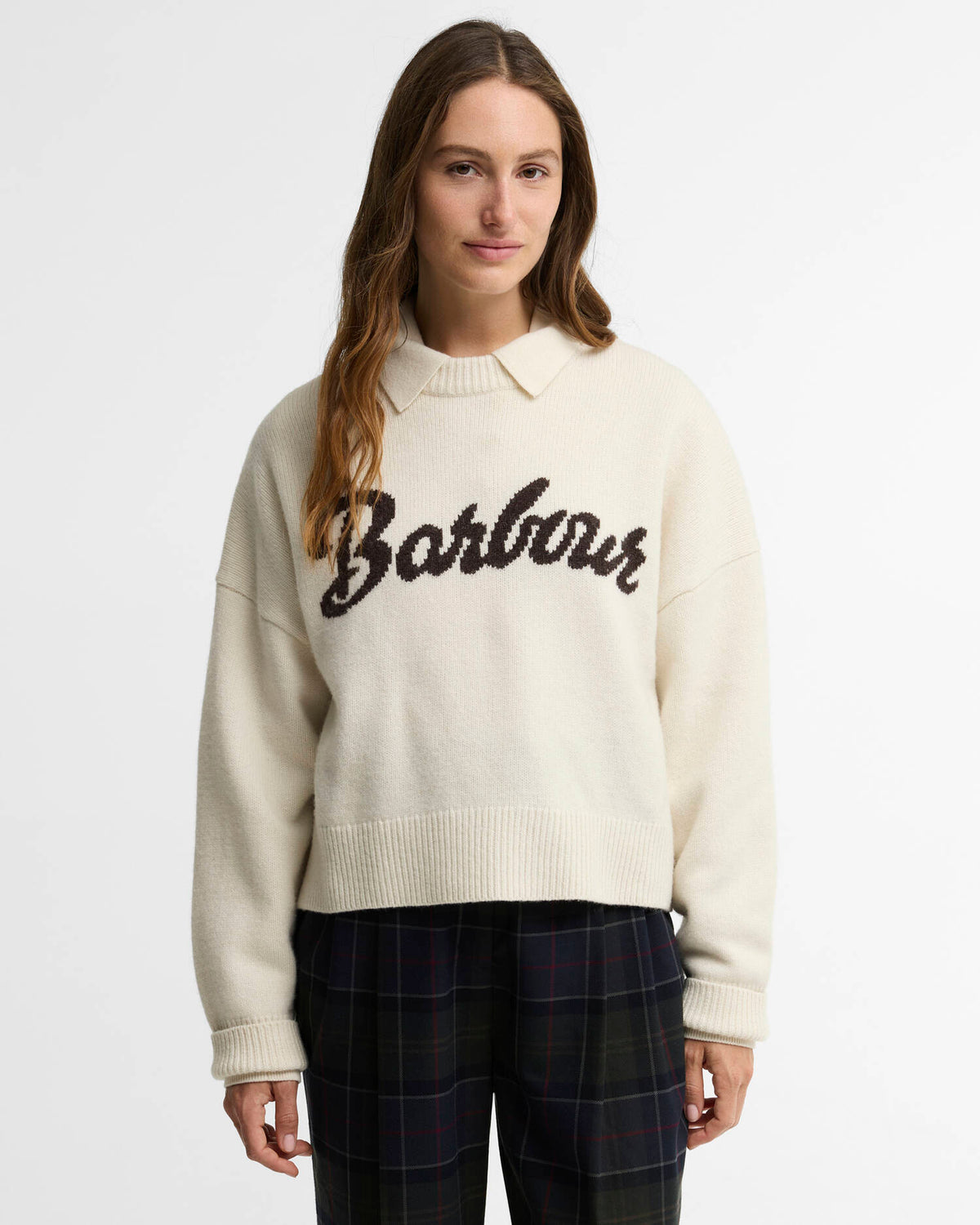Barbour Ivybridge Knitted Jumper - Ecru