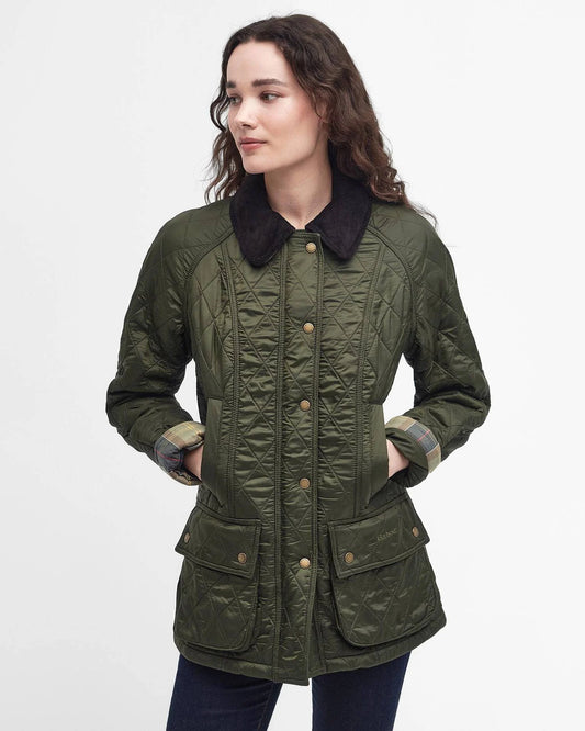 Barbour Beadnell Polorquilt - Olive