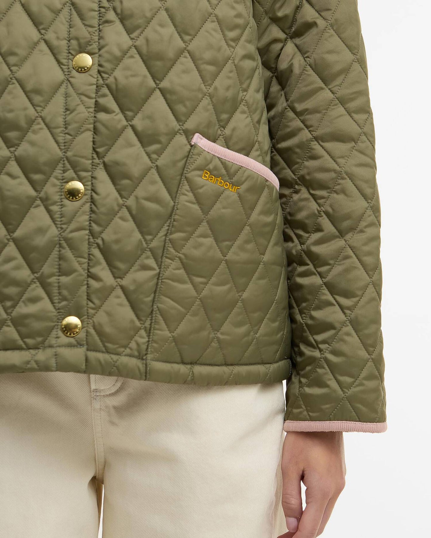 LIMITED EDITION Barbour Icons Cropped Liddesdale Quilt jacket - Olive