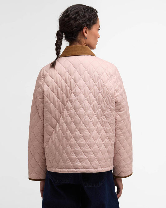 Barbour Icons Cropped Liddesdale Quilt jacket - Pink