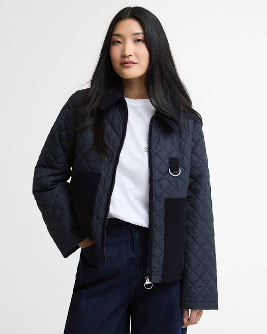 Barbour Aylesby Quilted Jacket - Navy