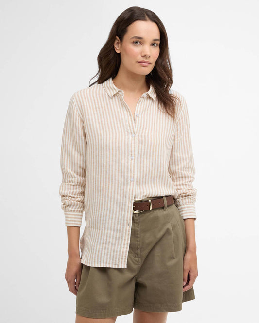 Barbour Marine Shirt - Hessian Stripe