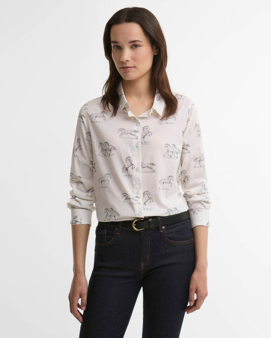 Barbour Safari Shirt - Multi Horse