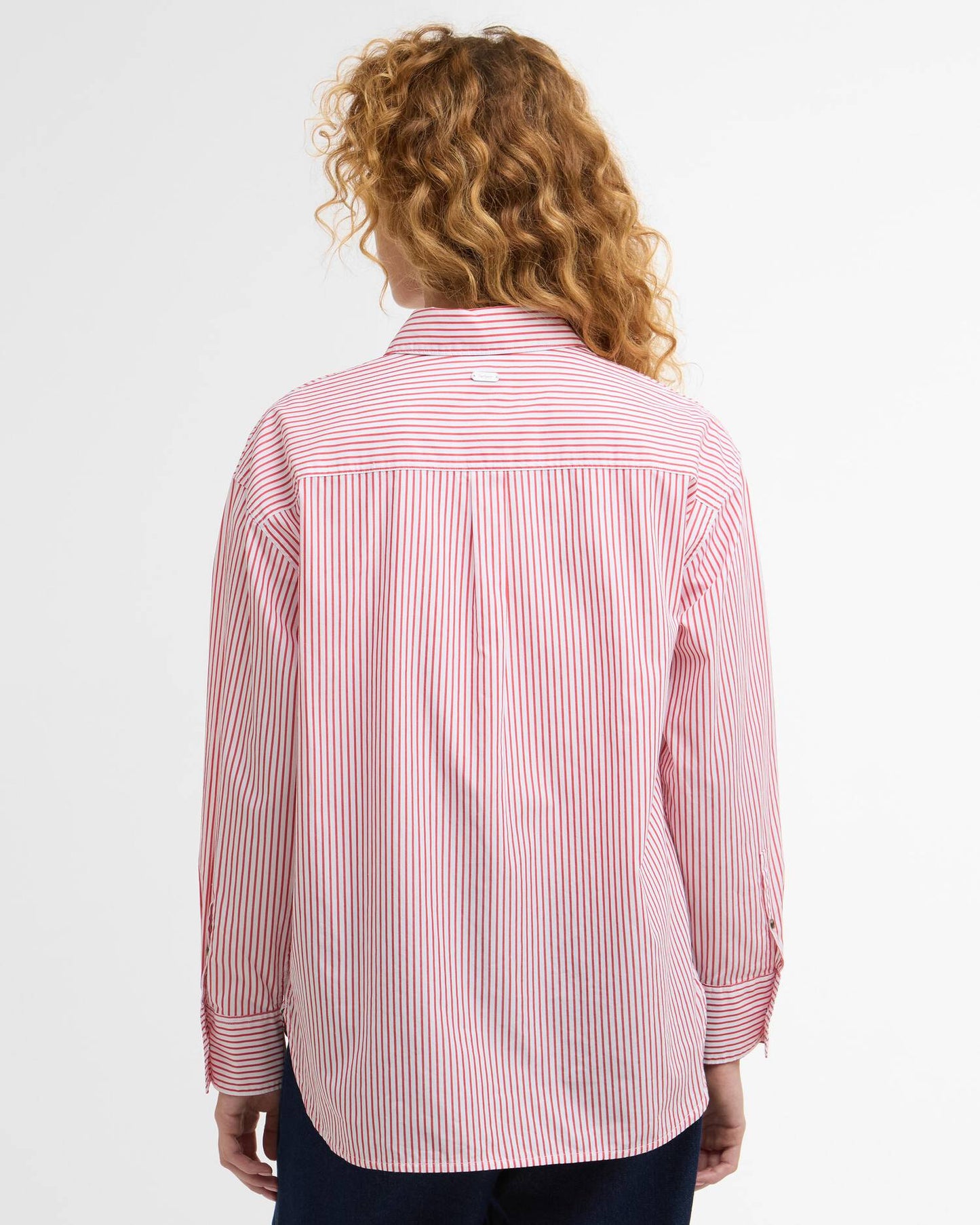 Barbour Polly Striped Shirt - Red Stripe