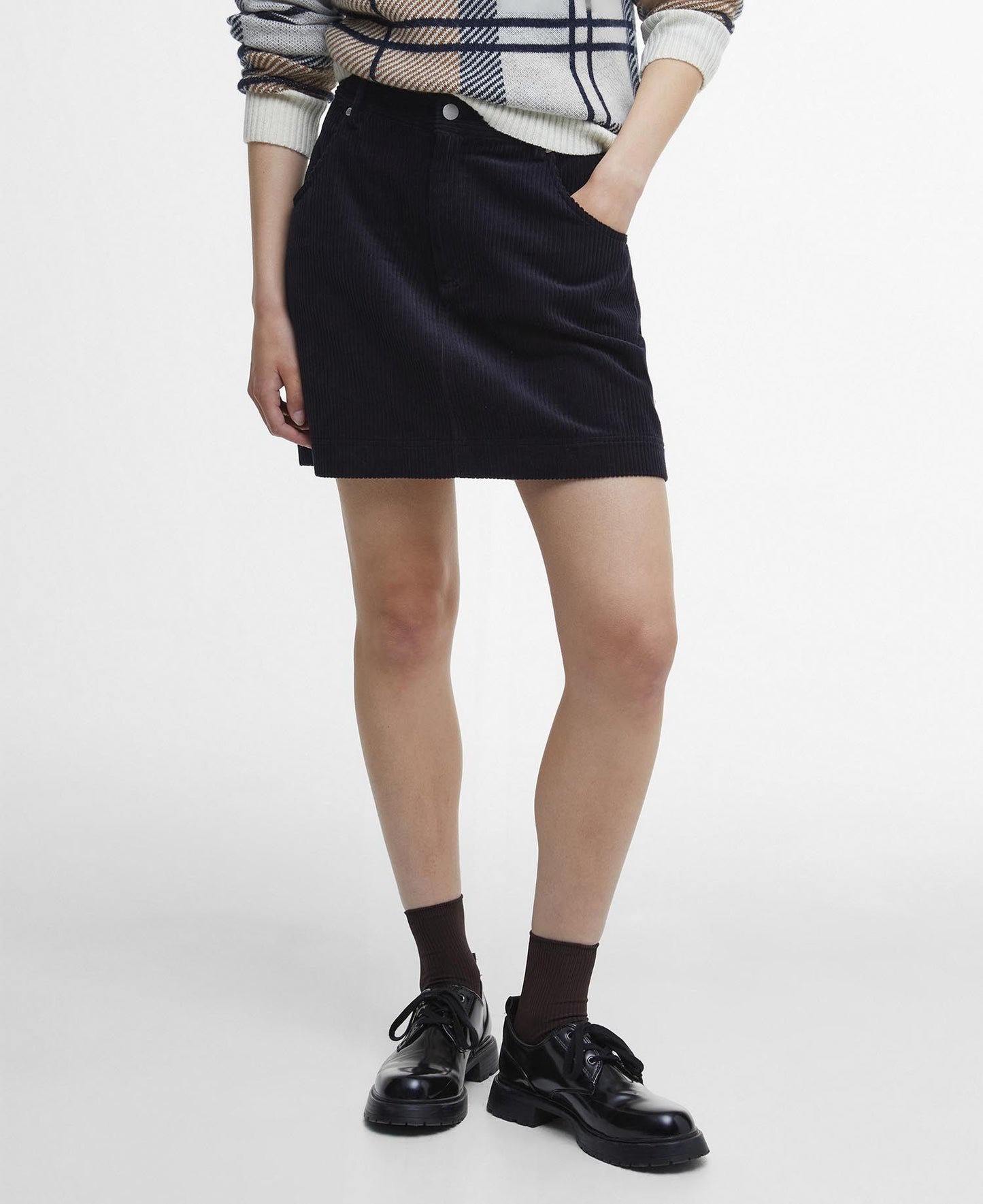Barbour Tessa Mini Skirt - Navy