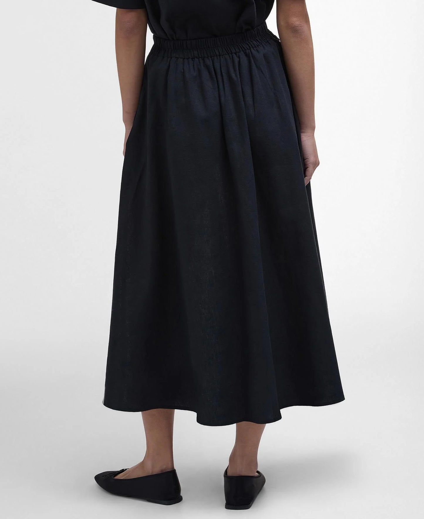 Barbour Elsie Midi Skirt - Black