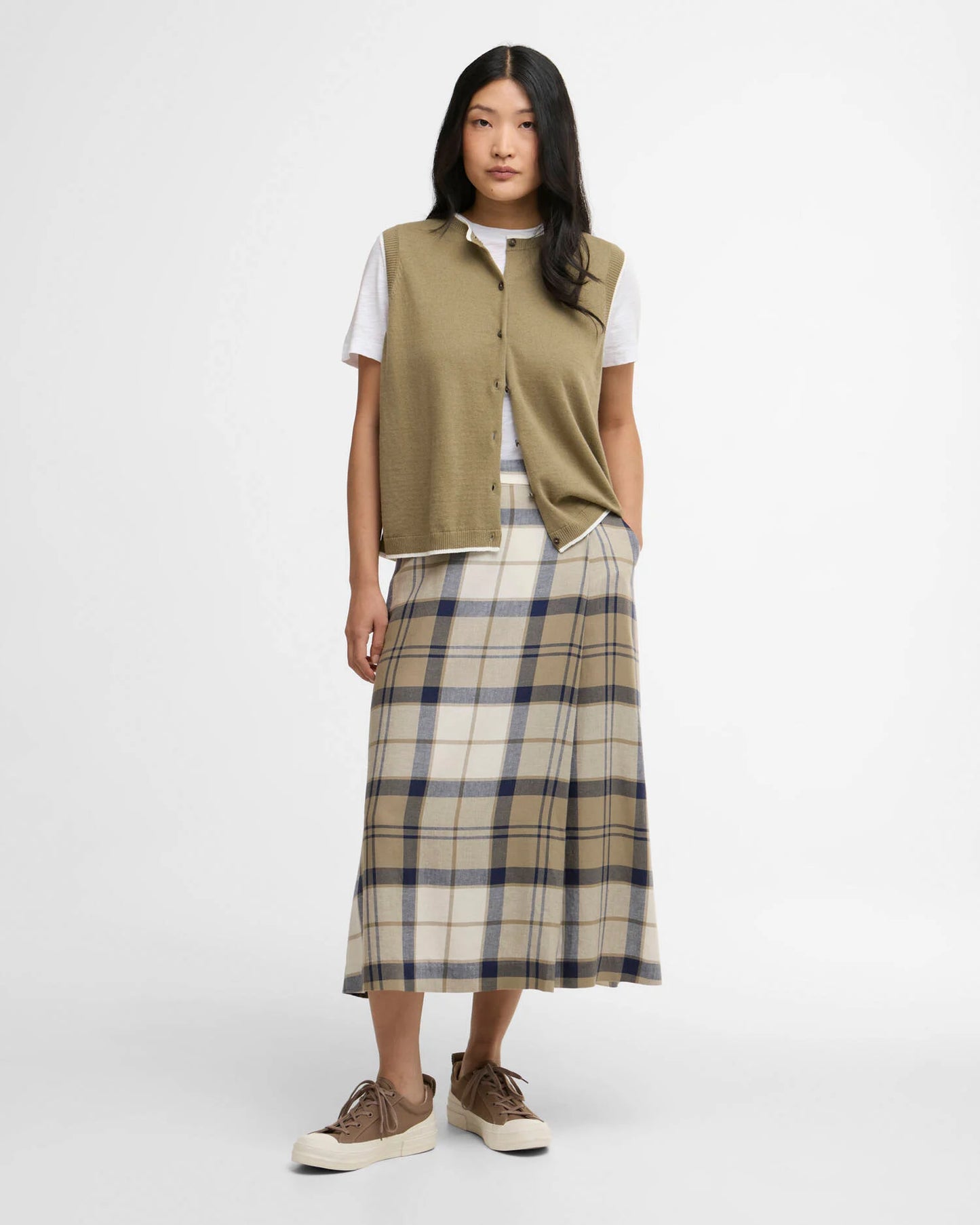 Barbour Ballina Midi Skirt - Dress Tartan