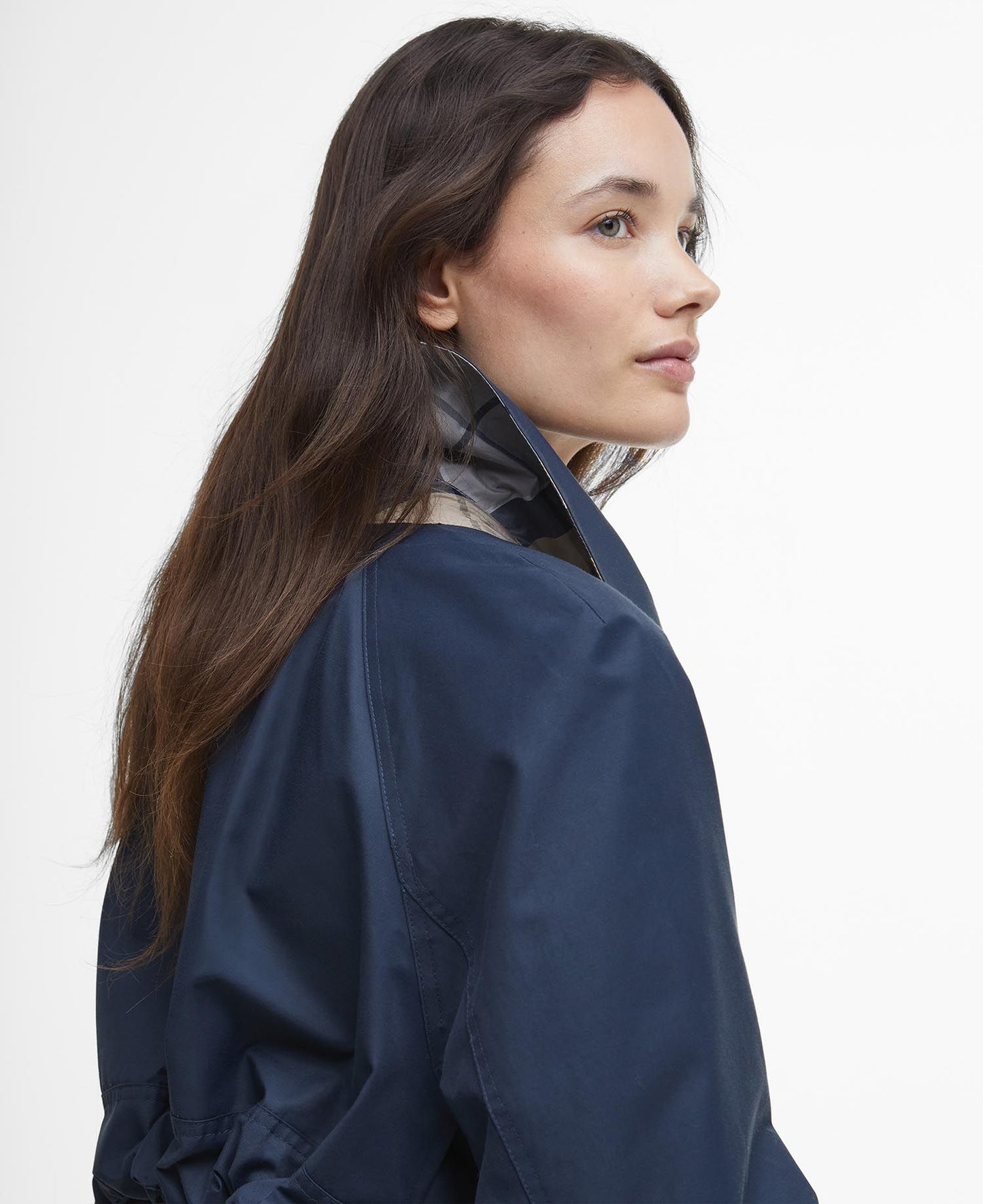 Barbour Beatrix Showerproof Trench - Navy