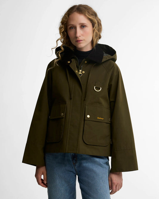 Barbour Terrington Showerproof Jacket - Olive