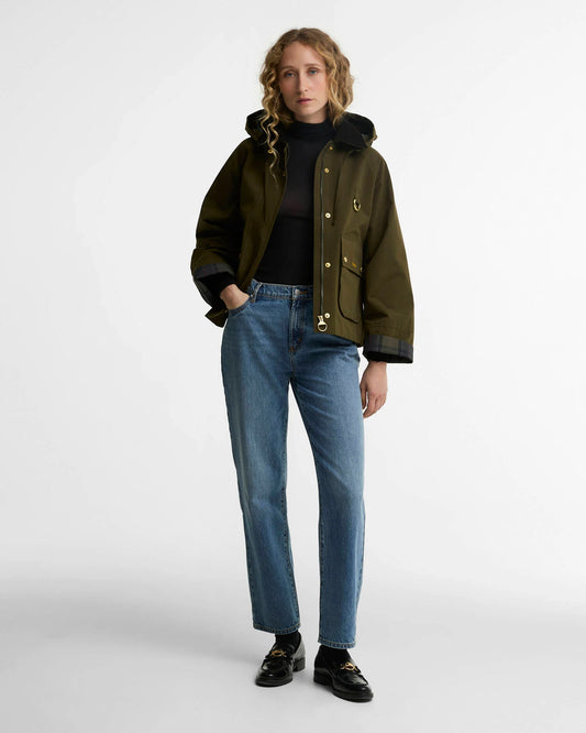Barbour Terrington Showerproof Jacket - Olive