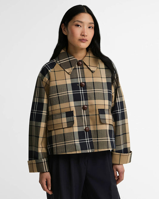 Barbour Delilah Checked Showerproof Jacket