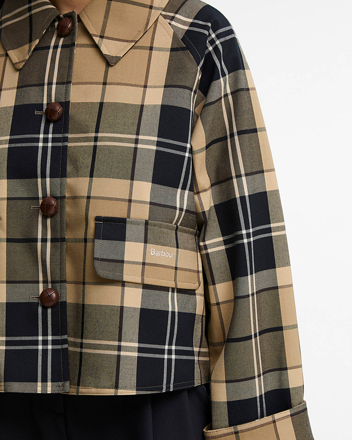 Barbour Delilah Checked Showerproof Jacket