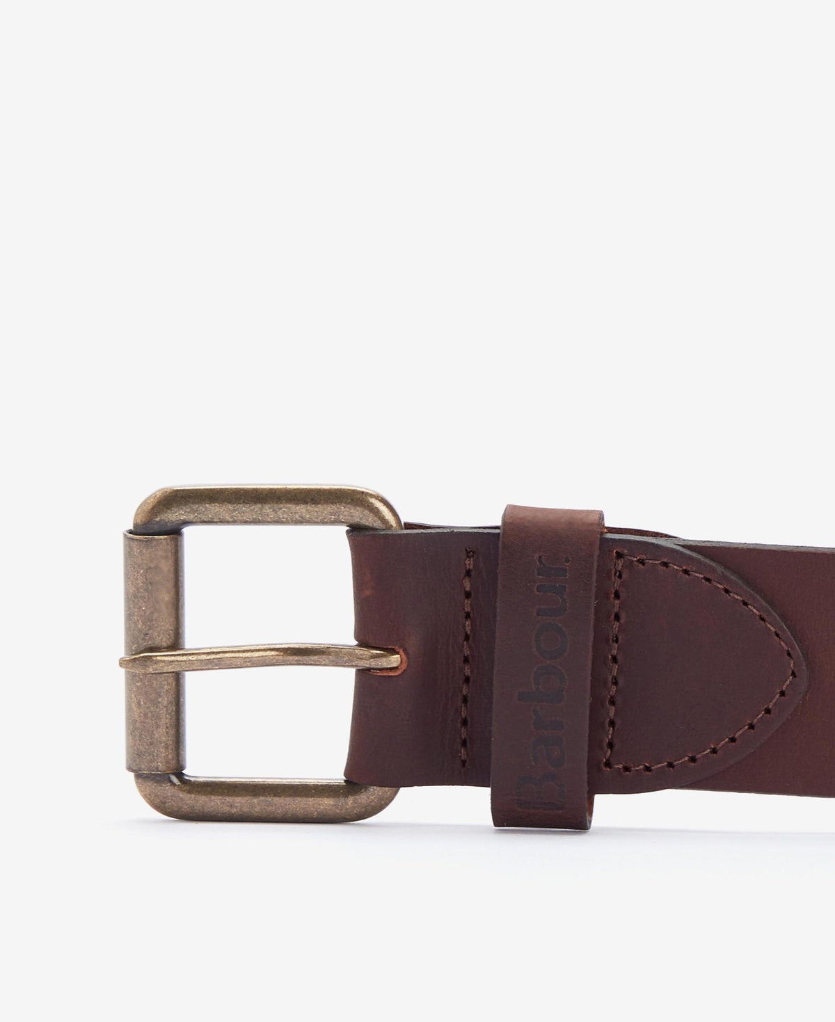 Barbour Allanton Leather Belt in Classic Brown, image 2