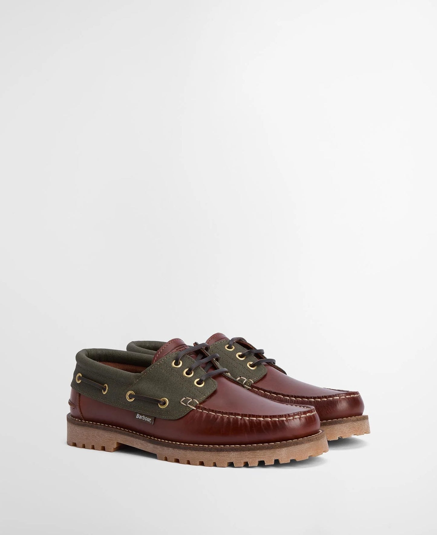 Barbour Deck Boat Shoe - Mahogany
