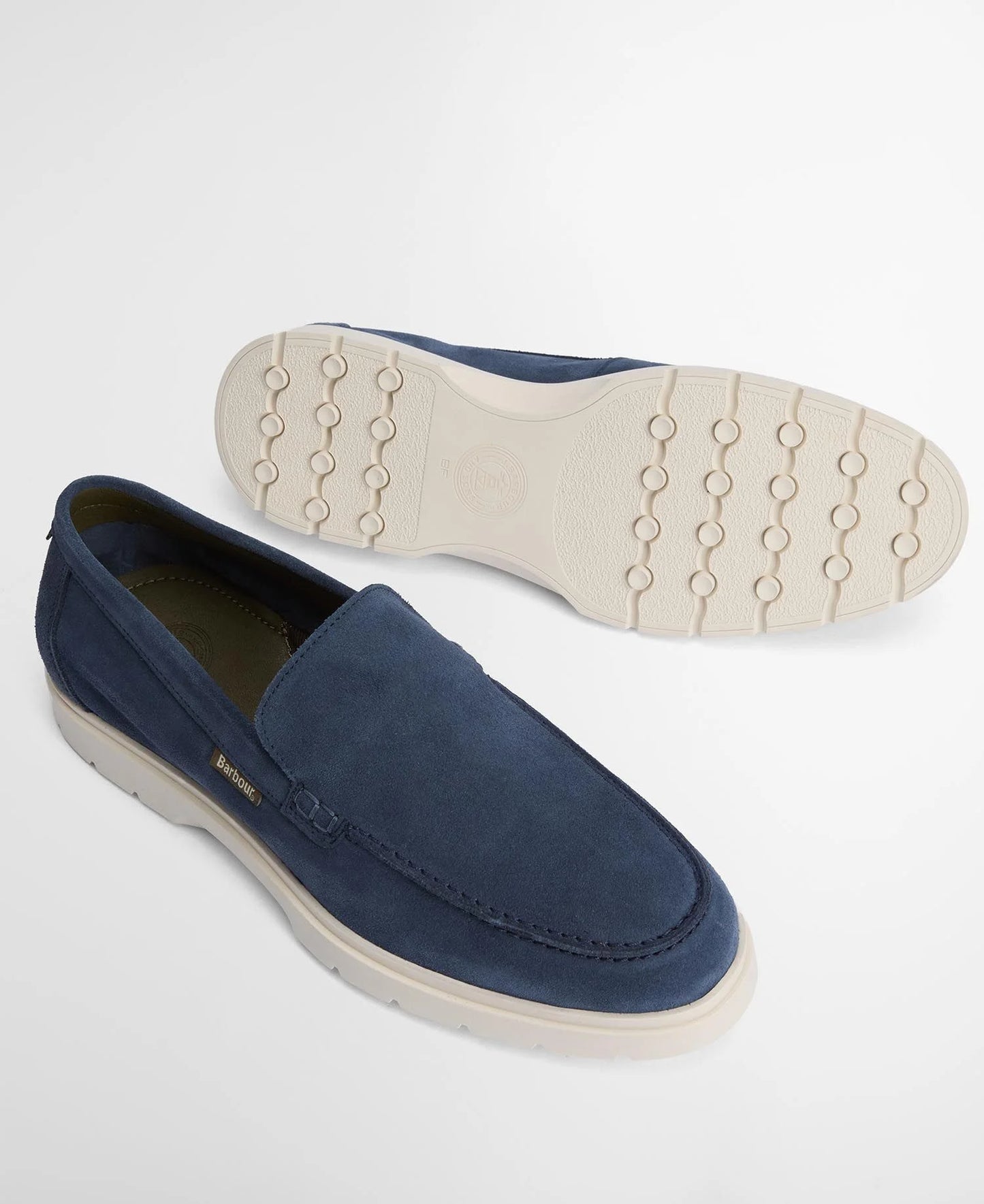 Barbour Carty Loafer - Blue Suede
