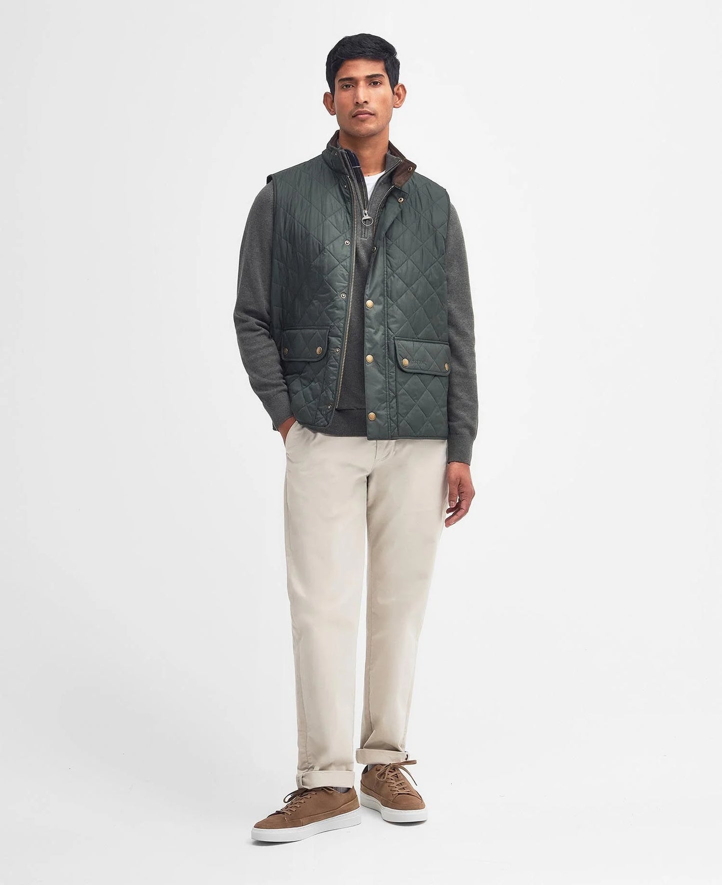 Barbour New Lowerdale Gilet - Sage