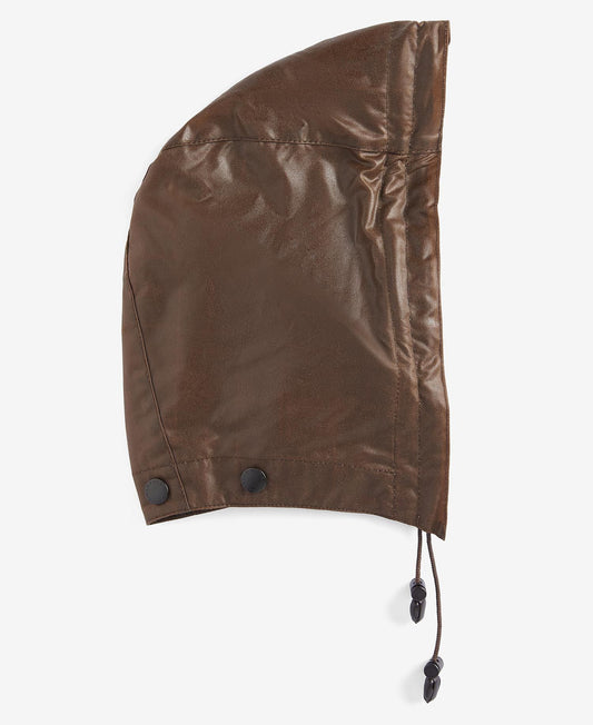 Barbour wax cotton hood - Bark