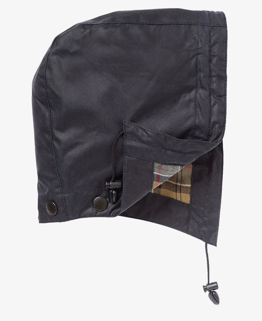 Barbour wax cotton hood - Navy