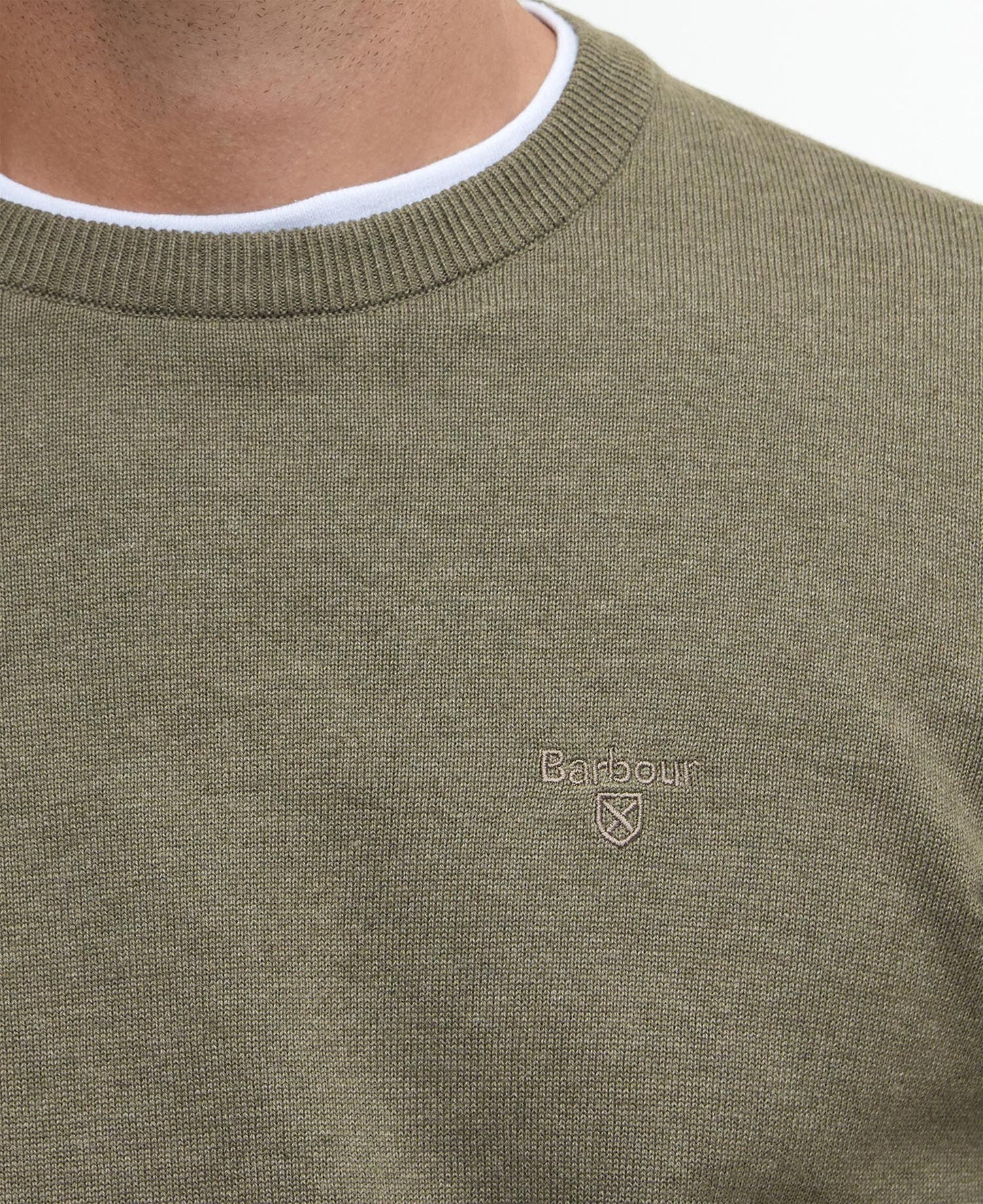 Barbour Pima Cotton Crewneck - Green