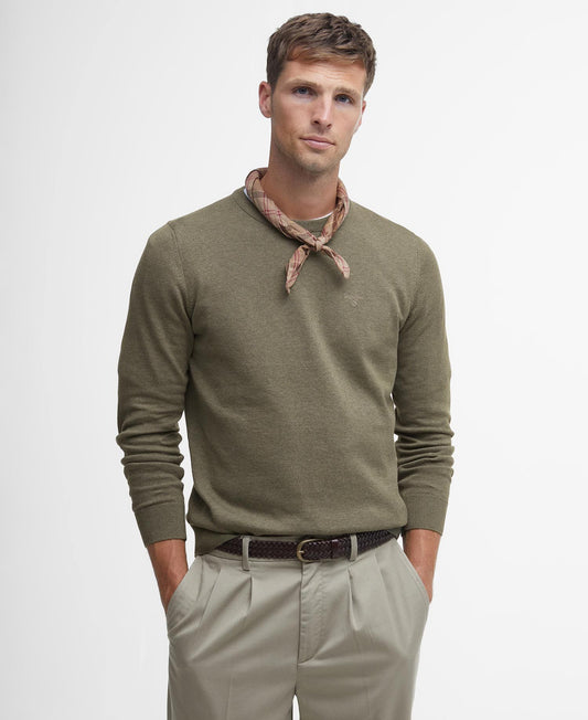 Barbour Pima Cotton Crewneck - Green