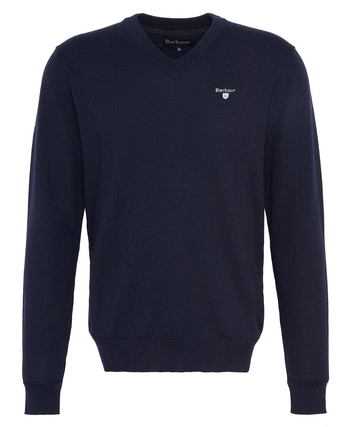Barbour Merino V-Neck - Navy