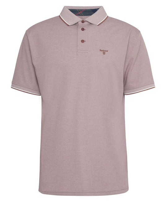 Barbour Heydon Performance Polo - Dark Rust