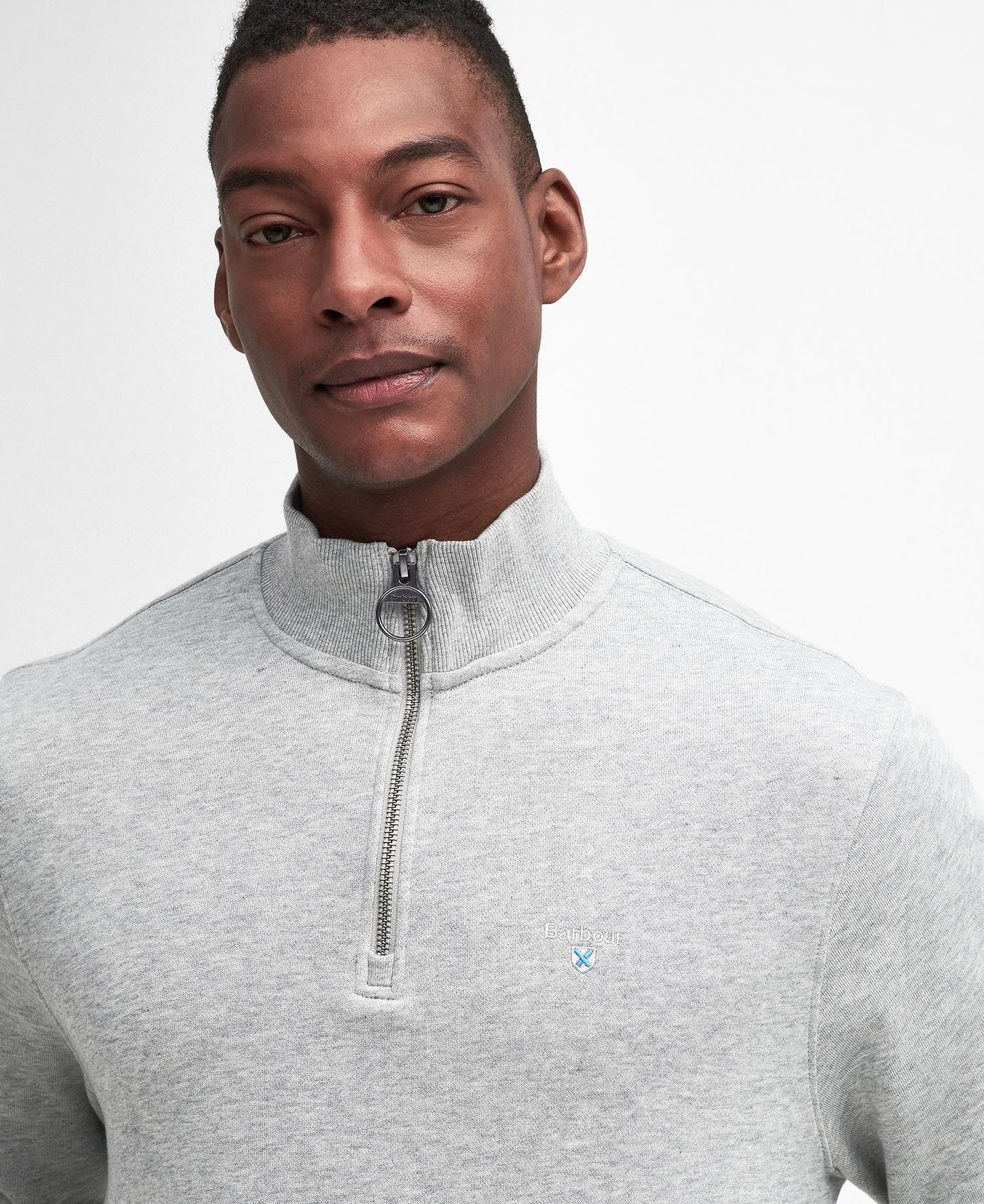 Barbour Beckhill Half Zip Sweatshirt - Grey