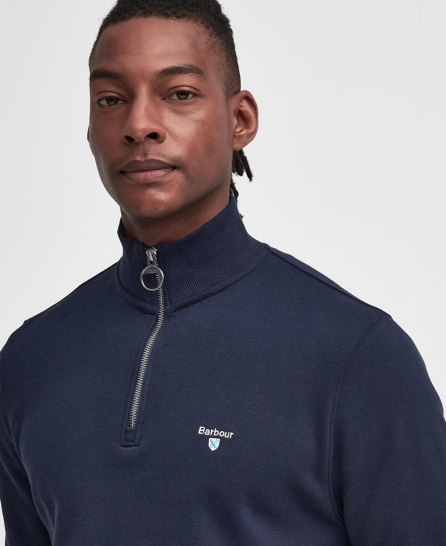 Barbour Beckhill Half Zip Sweatshirt - Navy