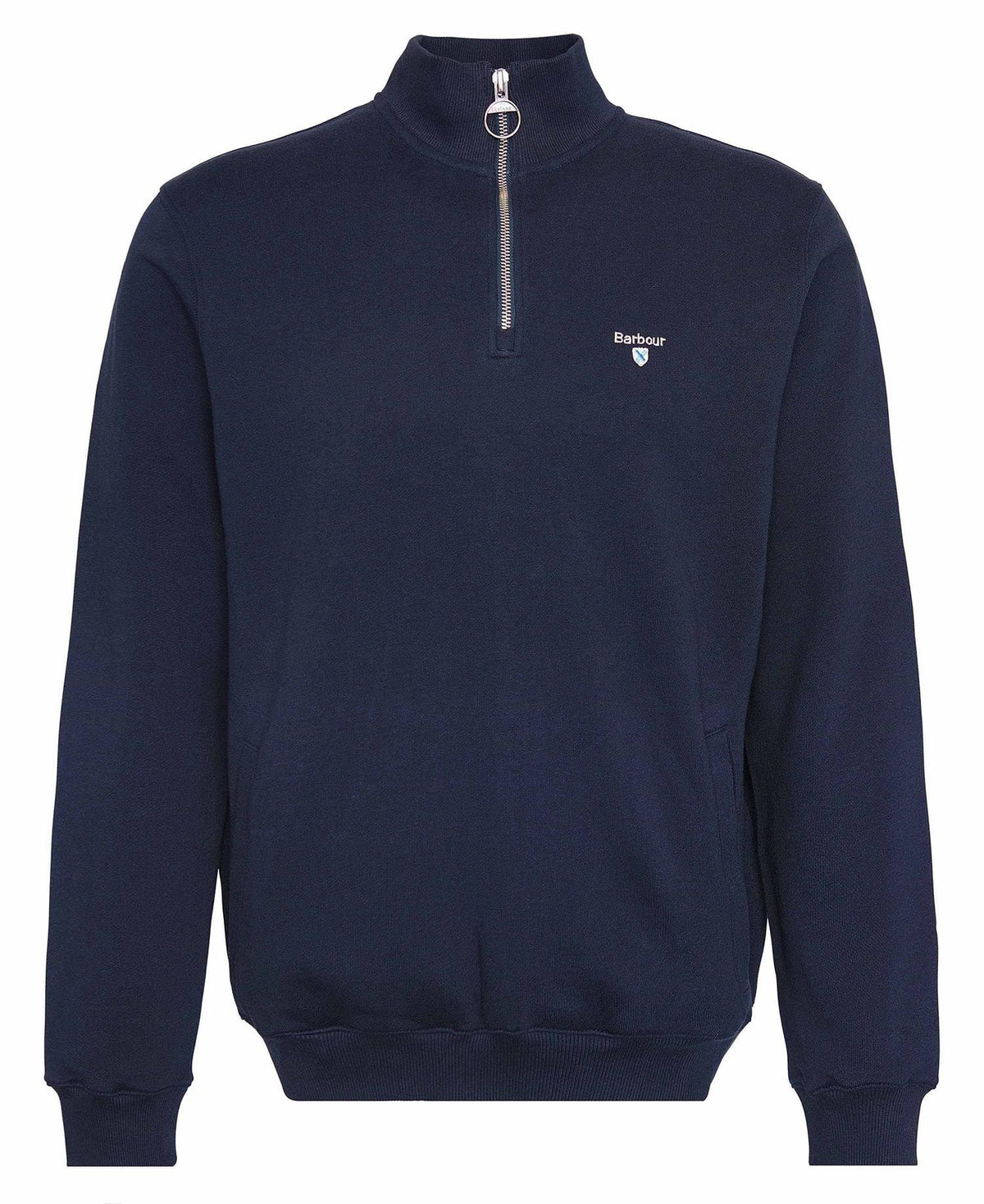 Barbour Beckhill Half Zip Sweatshirt in Navy
