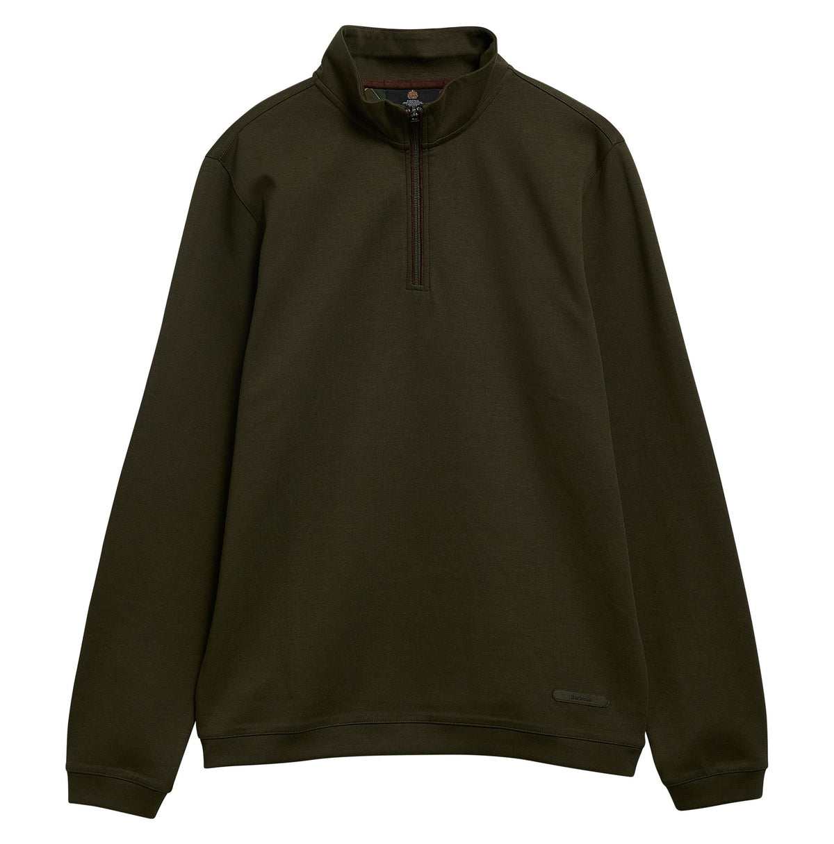 Barbour Guy Half-Zip Sweatshirt in Sage