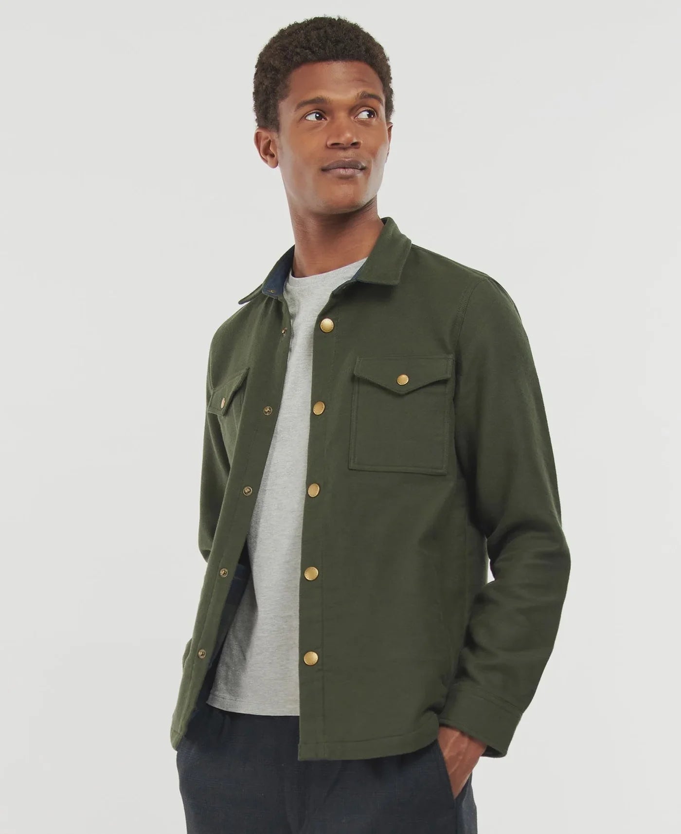 Barbour Cambridge Overshirt - Olive