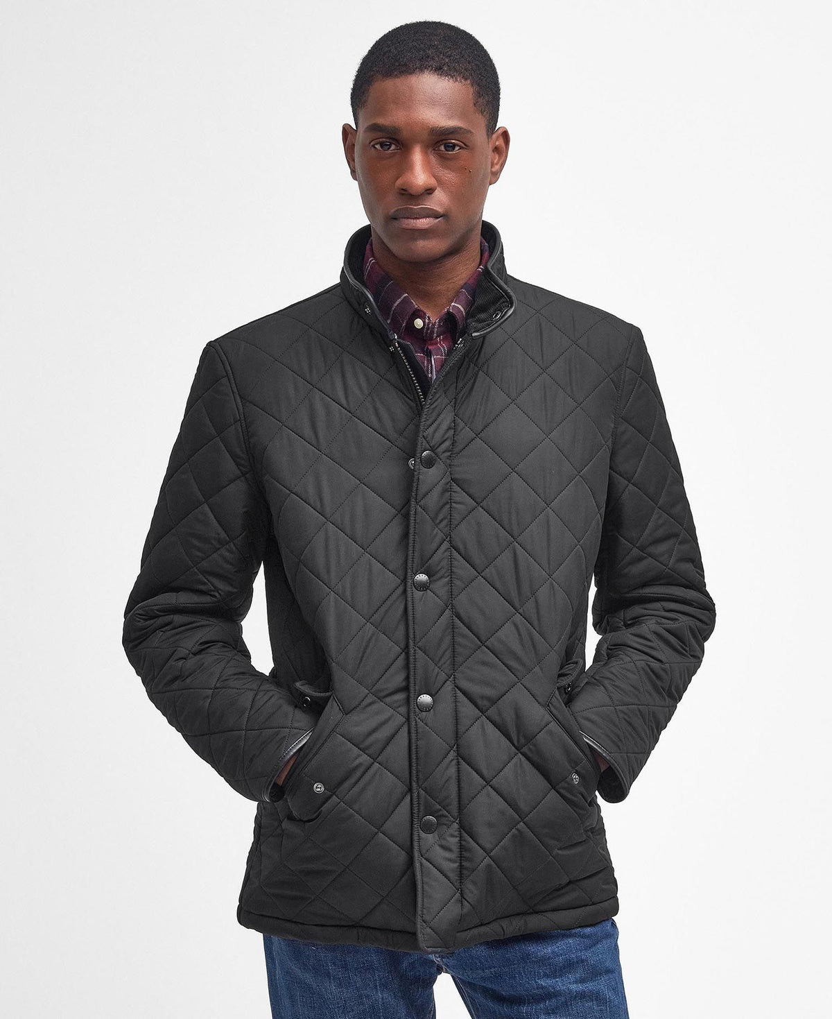 Barbour Powell Quilted Jacket in Classic Black