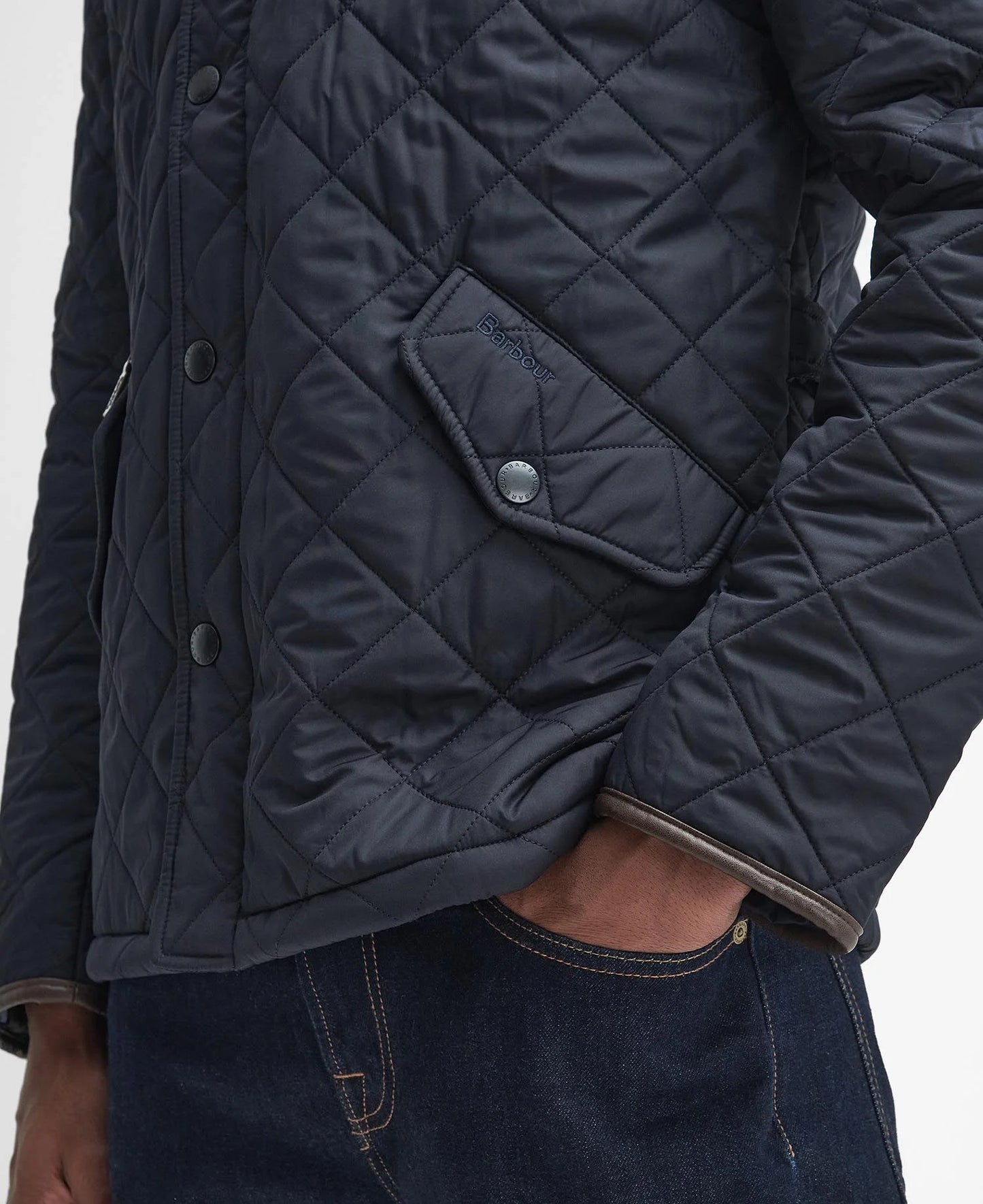 Barbour Powell Quilt - Navy
