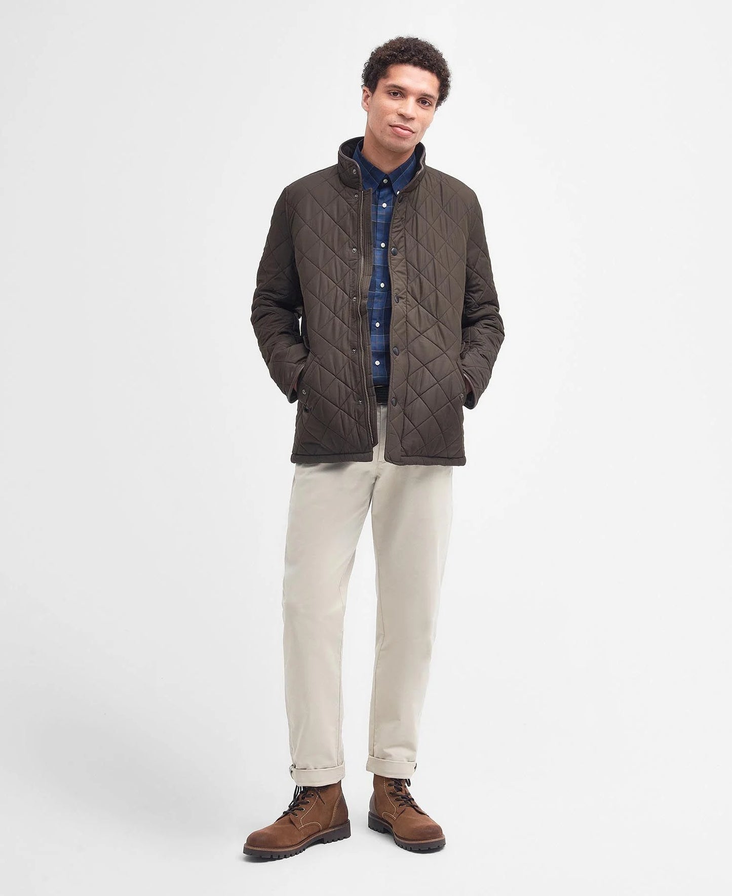 Barbour Powell Quilt - Olive