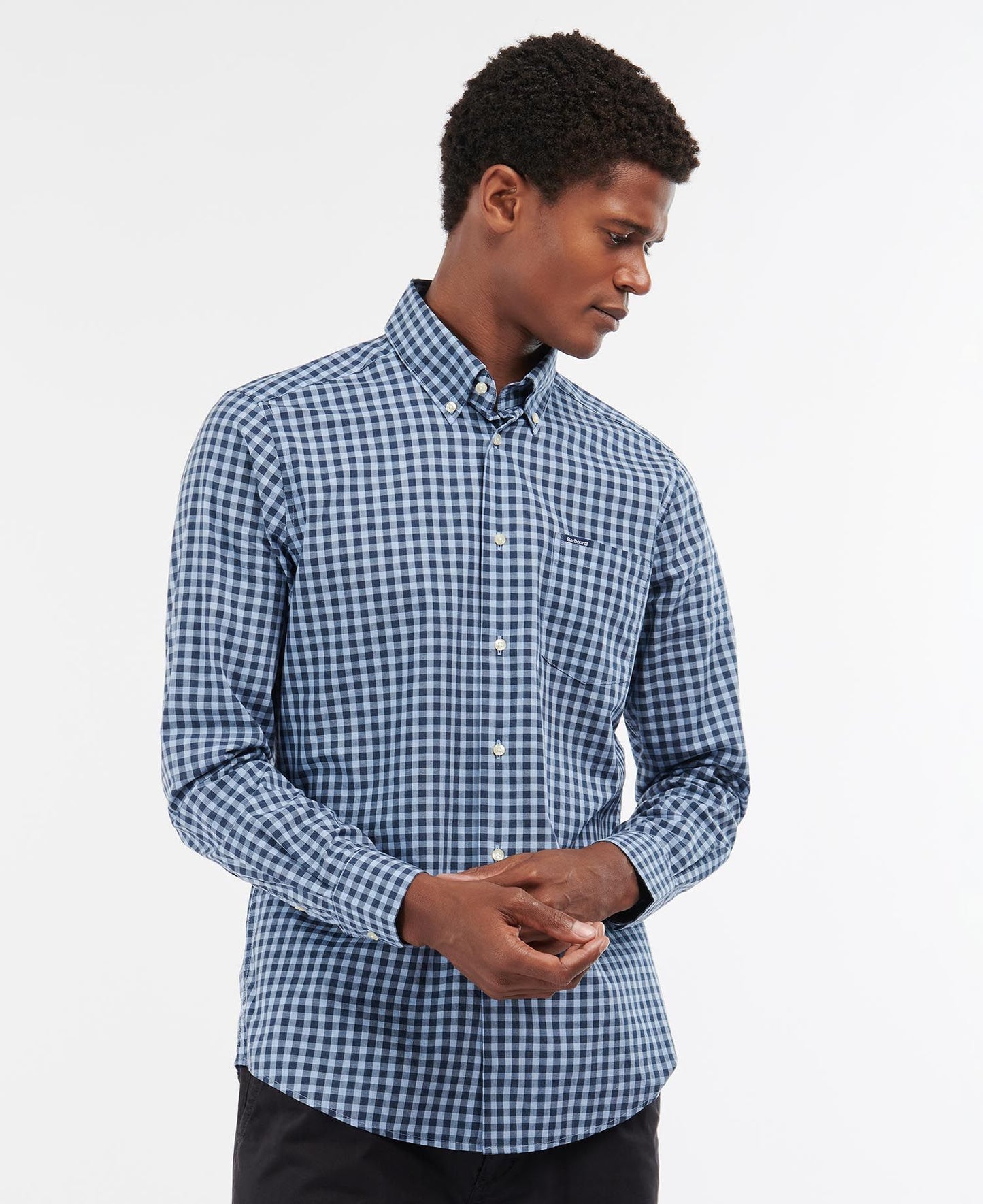 Barbour Merryton Tailored Fit Shirt - Blue