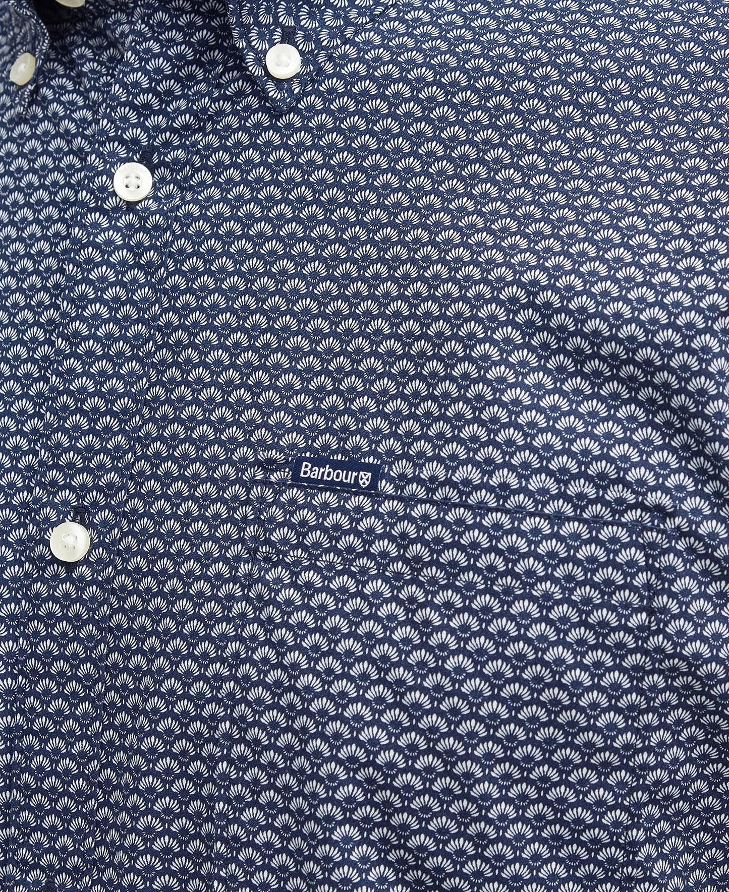 Barbour Shell S/S Shirt - Navy
