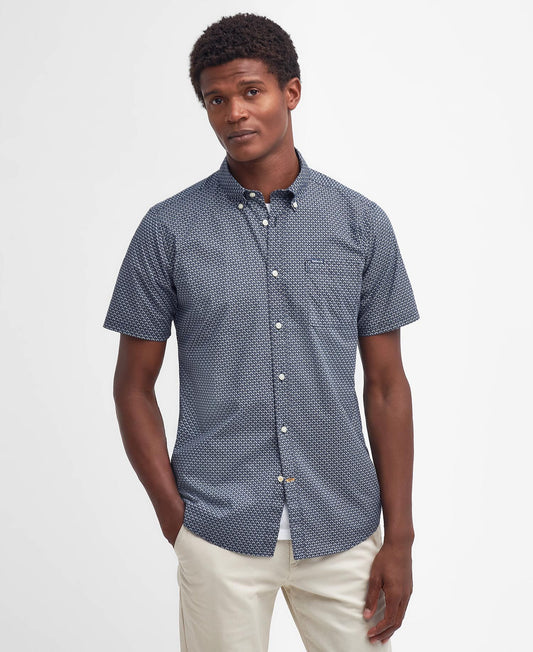 Barbour Shell S/S Shirt - Navy