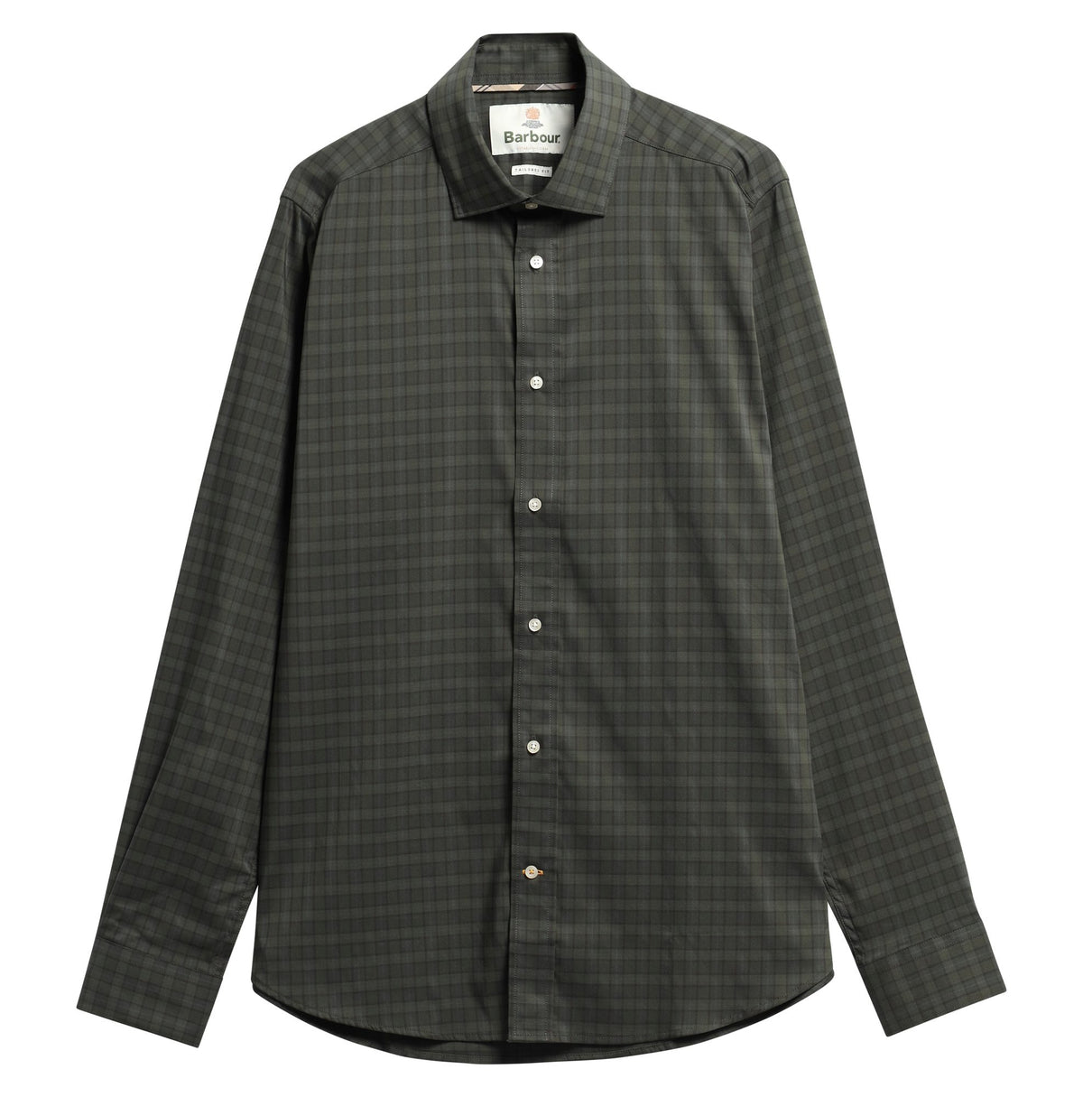 Barbour Harleton Tartan Tailored Long-Sleeved Shirt in Pine Glen