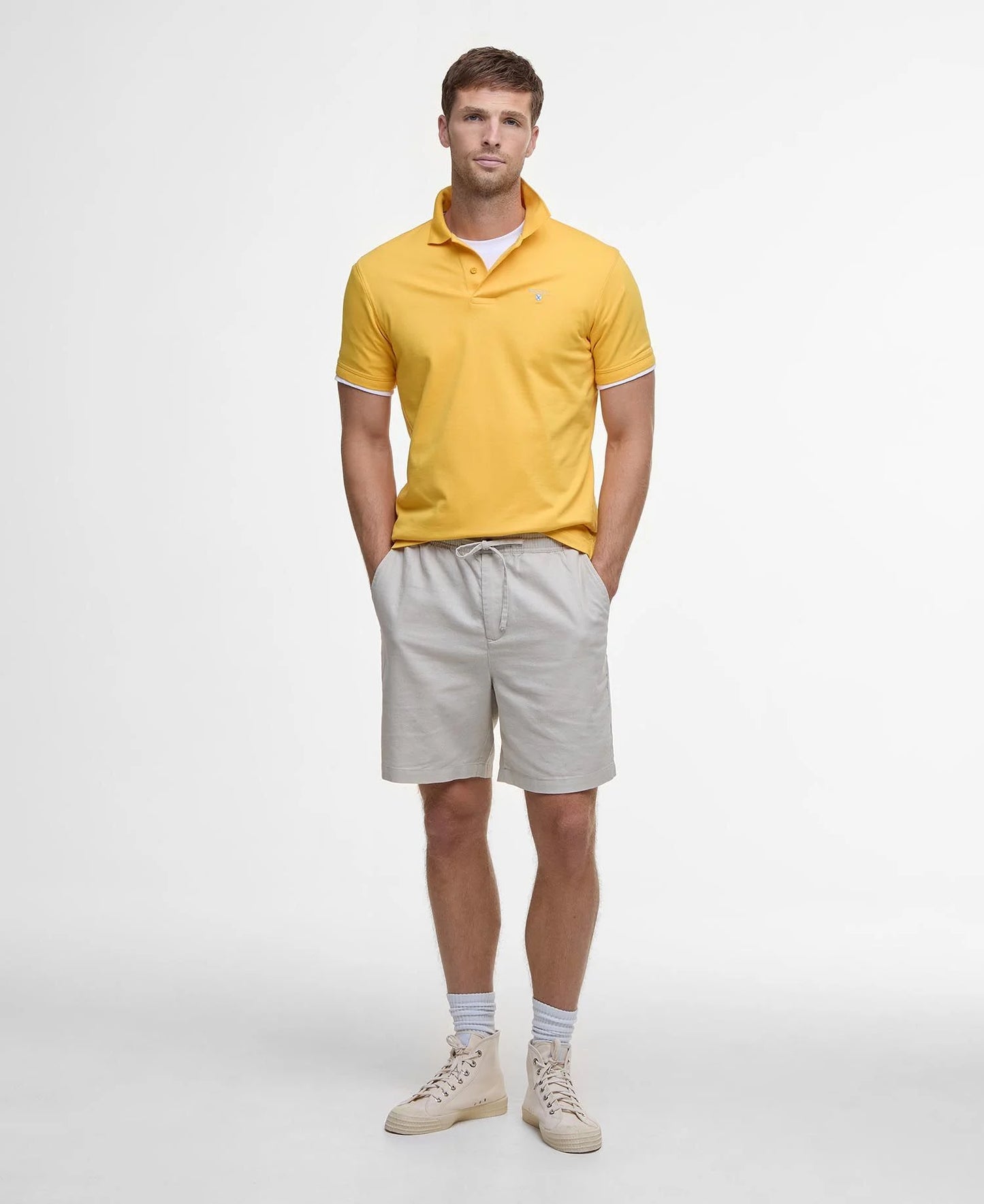 Barbour Cotton Linen Short - Mist