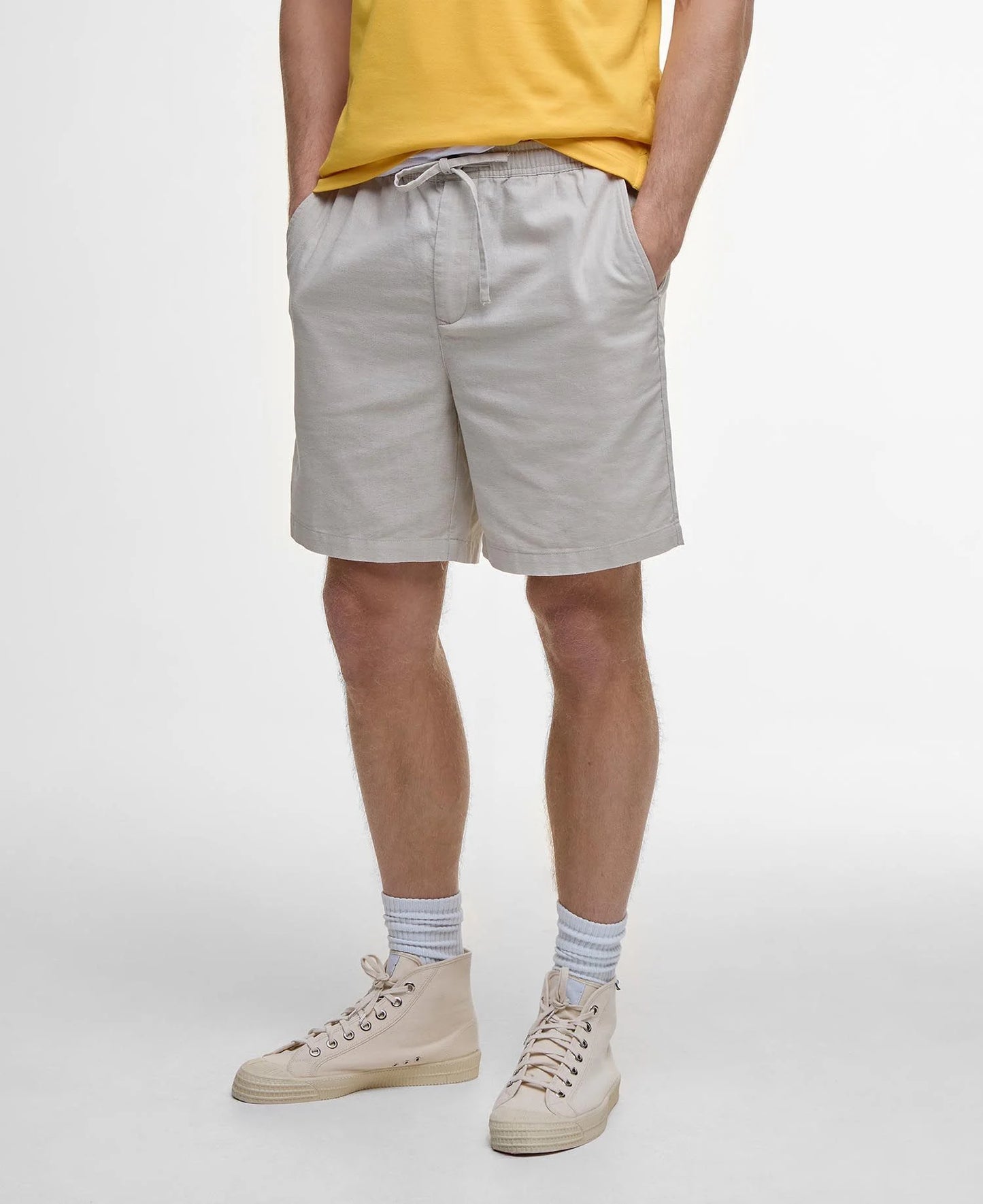 Barbour Cotton Linen Short - Mist