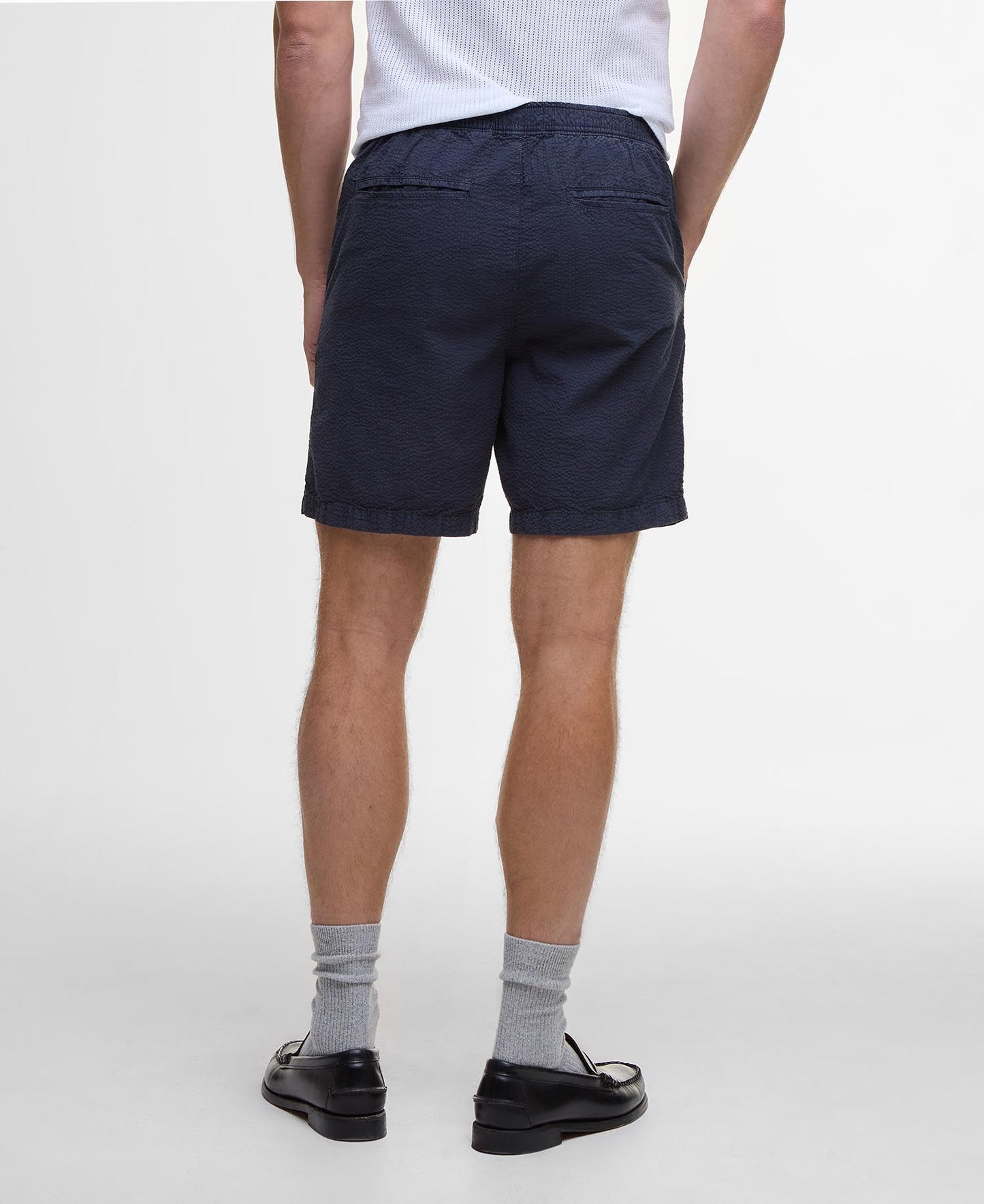 Barbour Seersucker Short - Navy