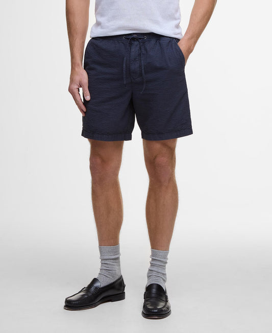 Barbour Seersucker Short - Navy
