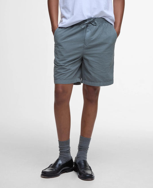 Barbour Seersucker Short - Vintage Teal