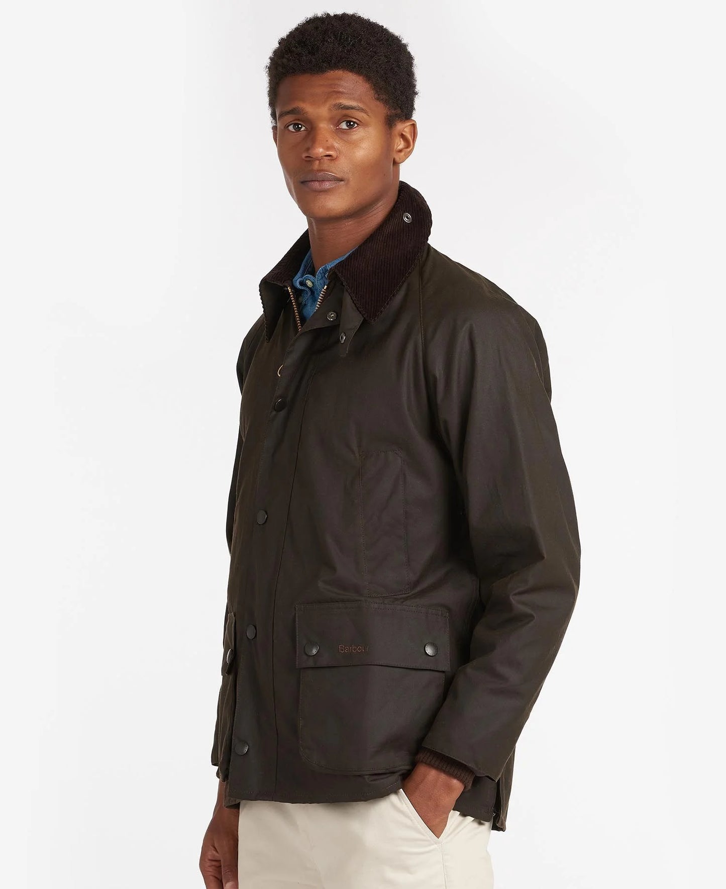 Barbour Bedale Wax Jacket - Olive