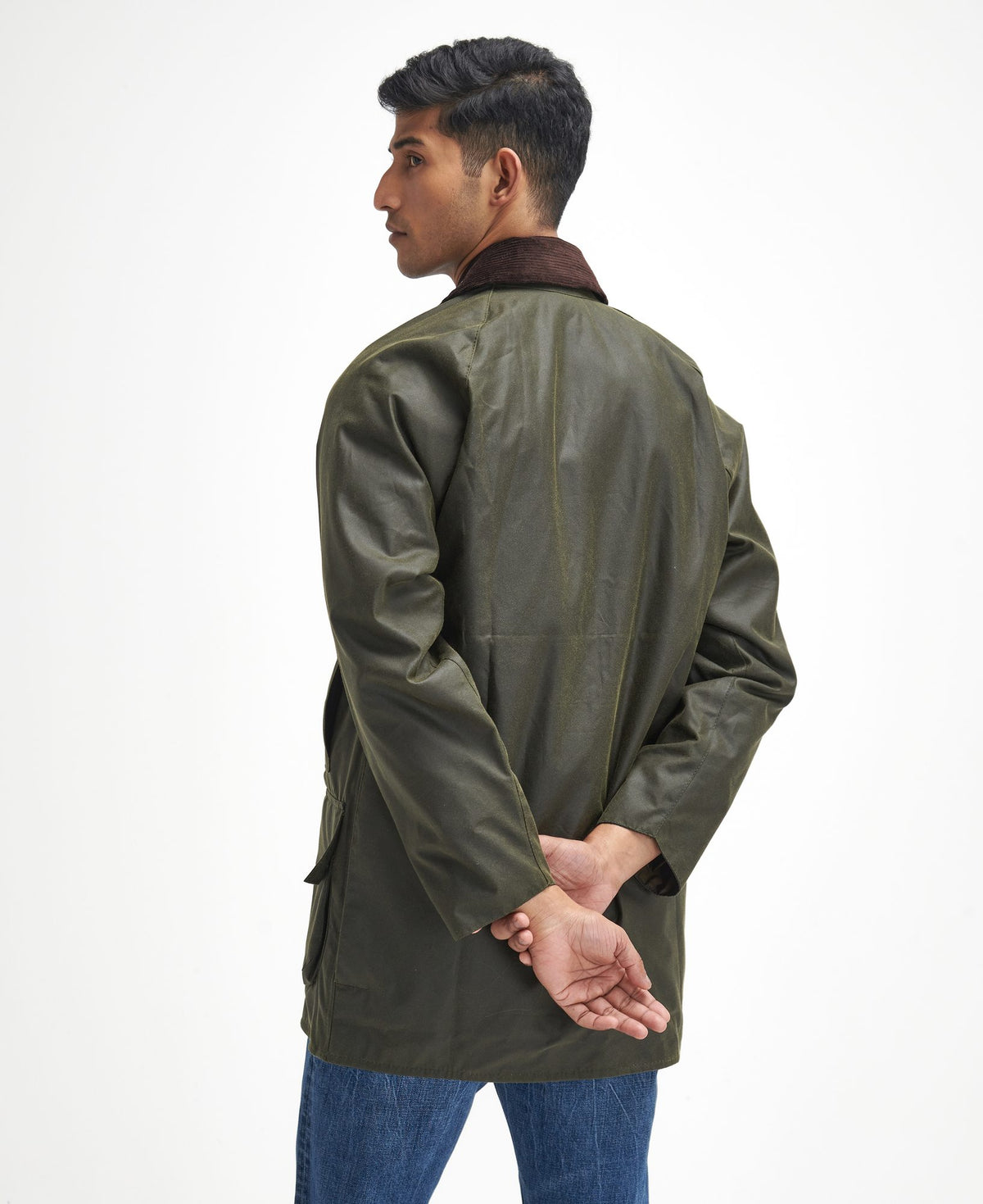 Barbour Beaufort® Waxed Jacket in Archive Olive, image 4